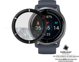 PanzerGlass 3652 - Screen Protector - Antibacterieel - Geschikt voor Garmin Venu 2/Venu 2 Plus/Vivoactive 4