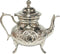 Marokkaanse - Oosterse Theepot met Poten 0,9 Liter - Handmade