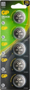 GP CR2430 - Lithium knoopcel 3V - 300 mAh - (5 stuks)