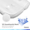 TIGIOO Luxe Home Spa Badkussen - Nekkussen met 6 zuignappen - Antibacterieel - Wit