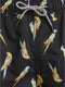 JACK&JONES JJIARUBA JJSWIMSHORTS - Heren Zwembroek - Regular fit met elastische tailleband - Zwart - Oranje - Lichtblauw (papegaai print)