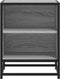 vidaXL - Nachtkastje - 40x31x50 - cm - bewerkt - hout&metaal - grijs - sonoma - eiken
