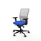 Piqueras y Crespo 2D036G0 - Bureaustoel - Verstelbare hoogte met armleuning - Blauw