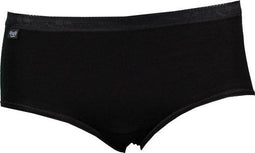 Sloggi Basic+ - Dames Midi slip - 4-pack - Zwart (4 stuks)