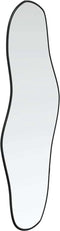 vidaXL - Wandspiegel - 90x40 - cm - zwart