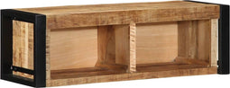 vidaXL - Tv-meubel - 80x30x25 - cm - massief - ruw - mangohout