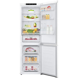 LG GBB61SWGFN - Koelvriescombinatie - No Frost - Super White - 341 liter - 186x60x68 cm