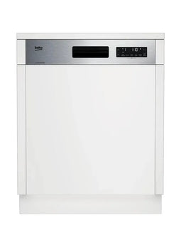 Beko DSN6634FX2 - Half geïntegreerde vaatwasser - 14 couverts - 44 dB - Energieklasse E