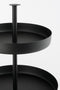 Mica Decorations Etagere 3-Laags - H44 x Ø30 cm - Zwart