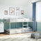 vidaXL - Stapelbed - zonder - matras - 100x190 - cm - staal - wit