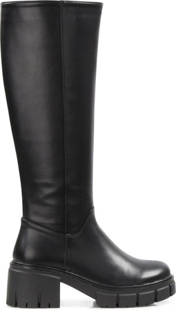 POSH by Poelman NORI - Dames laarzen - Imitatieleer - Zwart - Maat 40