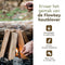 Flowkey Houtklover XL - Houtsplijter Bijl - Veilig Hout Kloven - Inclusief Hamer (1 stuk)