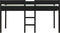 ToiToiKids Mick halfhoogslaper 90x200 - Mat Zwart