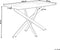 MARAMO - Eettafel - Zilver - 70 x 120 cm - Veiligheidsglas