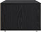 vidaXL - Lade - Kast - in - Zwarte - Eik - 55x45x33,5 - cm - van - Geengineerd - Hout