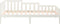 vidaXL - Slaapbank - zonder - matras - 90x190 - cm - massief - grenenhout - wit