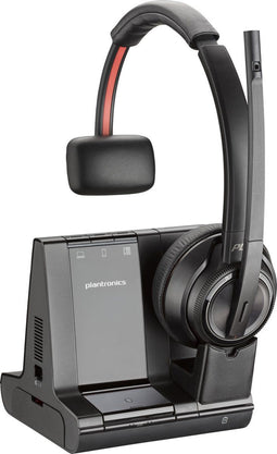 Poly Savi 8210 UC - DECT Headset - Ruisonderdrukking - Zwart