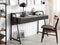 Bureau donkerbruin/wit 120 x 50 cm HARWICH