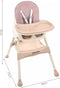 Kruzzel 3-in-1 Babyvoedingsstoel: Veilig & Stijlvol - Roze