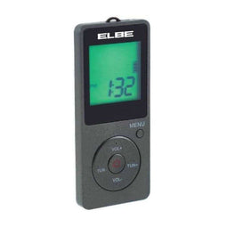 Transitorradio ELBE RF-95 Donker grijs Sportief AM/FM