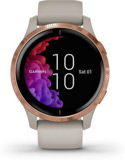 Garmin Venu - Smartwatch - GPS muziek en gezondheidsmonitoring - Rosé Goud (Grijs)