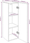 vidaXL - Tv-meubelen - 2 - st - 30,5x30x90 - cm - bewerkt - hout - bruin - eikenkleur