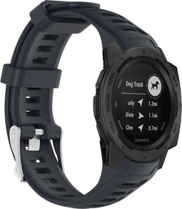 iMoshion Bandje Geschikt voor Garmin Instinct - iMoshion Siliconen bandje - Donkerblauw