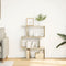 vidaXL - Kamerscherm - / - boekenkast - 3-laags - 70x24x97 - cm - hout - sonoma - eiken