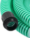vidaXL - Zuigslang - met - messing - koppelingen - 1,1'' - 25 - m - PVC - zwart