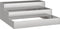 vidaXL - Tuinplant - 3-laags - 90x90x35 - cm - RVS
