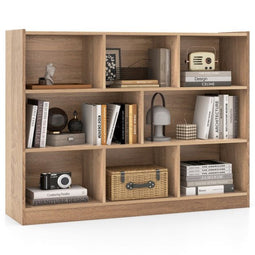 Coast Boekenplank - Opbergkast met 8 Vakken - Modern - Hoogte 140 cm