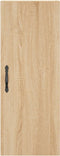 vidaXL - Wandkast - 34,5x34x90 - cm - bewerkt - hout - sonoma - eikenkleurig