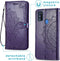 iMoshion Hoesje Geschikt voor Samsung Galaxy M30s / M21 Hoesje Met Pasjeshouder - iMoshion Mandala Bookcase - Paars