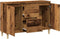 vidaXL - Dressoir - 102x35x70 - cm - bewerkt - hout - oud - houtkleurig