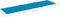vidaXL - Ligbedkussen - 200x50x3cm - oxford - stof - blauw