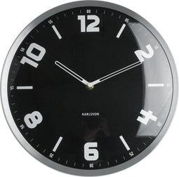 Karlsson Studio Numbers Klok- Zwart