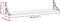 vidaXL - Wandschappen - 2 - st - 80x15x15,5 - cm - bewerkt - hout - gerookt - eiken