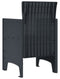 vidaXL - Tuinmeubelen - met - kussens - 2 - stuks - Bruin - Poly - Riet