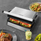 Aigostar Hett Pro - Contactgrill - 1500W Keramische Antiaanbaklaag - RVS/Zwart