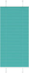 vidaXL - Plissé - rolgordijn - 60x150 - cm - stofbreedte - 59,4 - cm - petrol - groen
