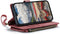 Caseme - Geschikt voor iPhone 14 Pro Max - Portemonnee hoes - Rood