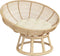 vidaXL - Zitkussen - rond - Ø - 60x11 - cm - oxford - stof - crèmekleurig