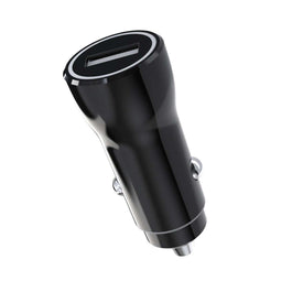 Muvit Auto oplader - 12 W - USB - Zwart