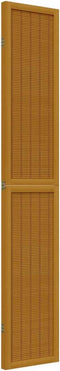 vidaXL - Kamerscherm - met - 3 - panelen - massief - paulowniahout - bruin