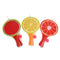 Sun Fun Beachballset Fruit 38 X 24 Cm Hout Geel/oranje 3-delig