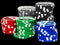 COPAG Pokerkoffer - Poker Set - 300 Poker Chips 11,5 g + 2 Decks COPAG Speelkaarten 100% PVC + Dobbelstenen + Fiches
