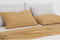 Zohome Kussensloop Lino - Kussenhoes van 40x80 cm - 1 stuk - 100% Katoen - Geel