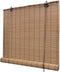 vidaXL - Rolgordijnen - 2 - st - 120x220 - cm - bamboe - bruin