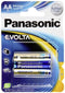 Panasonic Evolta AA - Alkaline Batterij 1.5 V - Blauw
