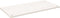 Bureaublad 110x55x2,5 cm massief grenenhout wit